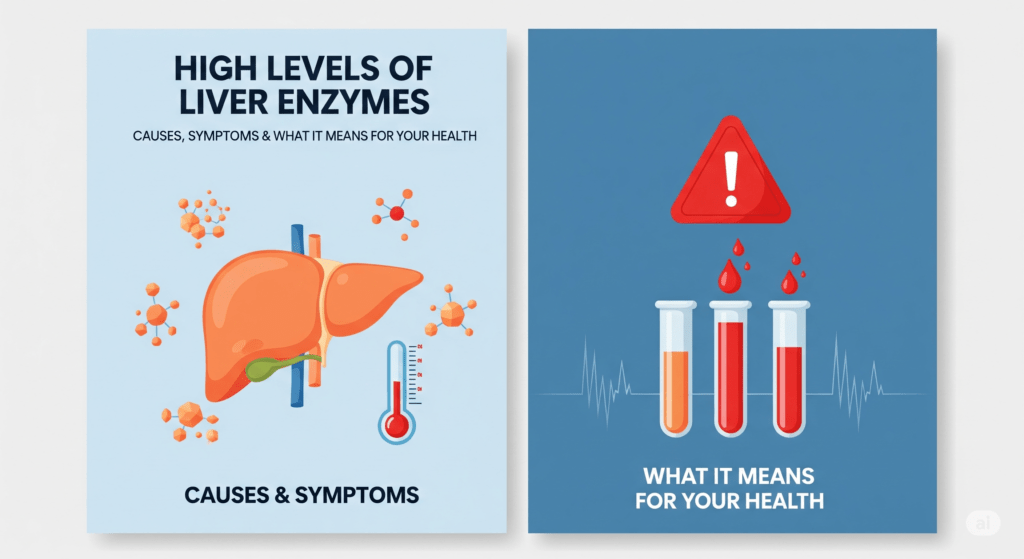 High levels of liver Enzymes: Causes, Symptoms & what it means for your health